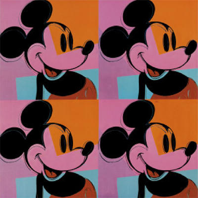 A. Warhol, Mickey Mouse