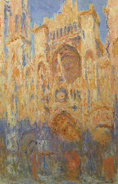 C. Monet, Catedral de Rouen, Fachada