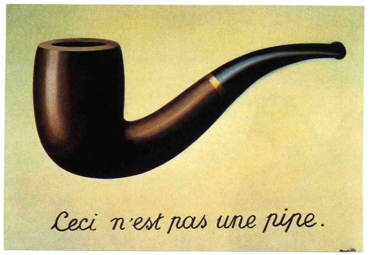 R. Magritte, Ceci n’est pas une pipe